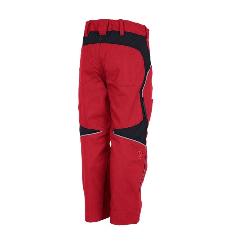 Froid: Pantalon élastique d‘hiver e.s.vision, enfants + rouge/noir 1