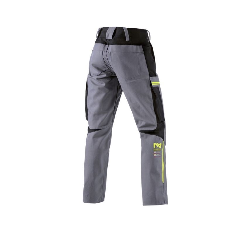 Pantalons de travail: Pantalon à taille élastique e.s.vision multinorm* + gris/noir 3