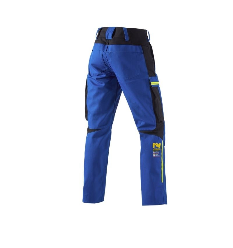 Pantalons de travail: Pantalon à taille élastique e.s.vision multinorm* + bleu royal/noir 3
