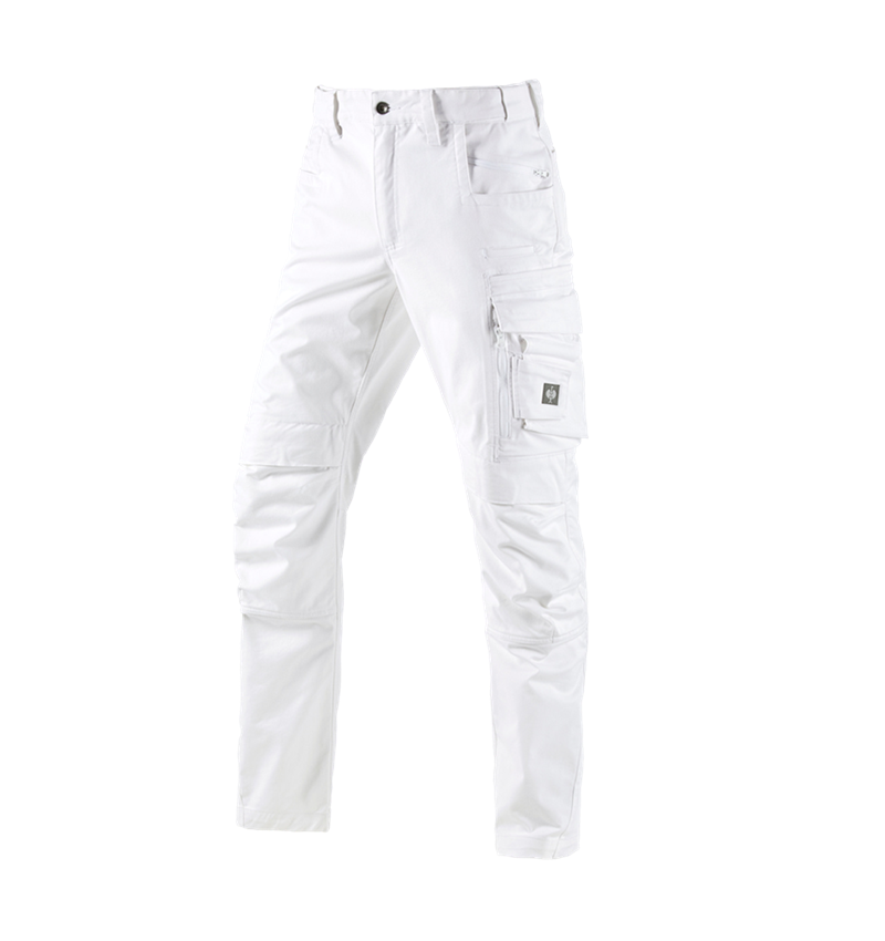 Horti-/ Sylvi-/ Agriculture: Pantalon à taille élastique e.s.motion ten + blanc 2