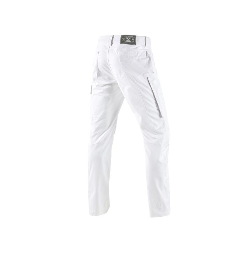 Installateurs / Plombier: Pantalon à taille élastique e.s.motion ten + blanc 3