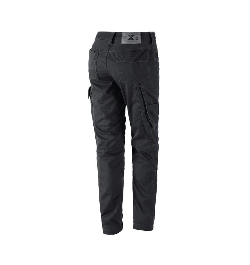 Pantalons de travail: Pantalon à taille élastique e.s.motion ten, femmes + noir oxyde 2
