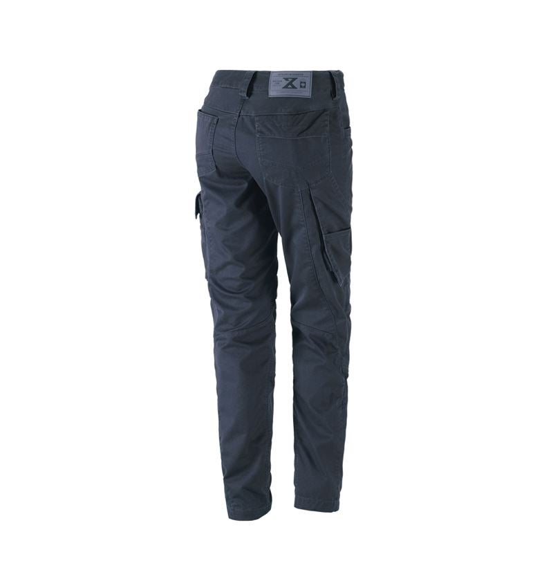 Horti-/ Sylvi-/ Agriculture: Pantalon à taille élastique e.s.motion ten, femmes + bleu ardoise 3