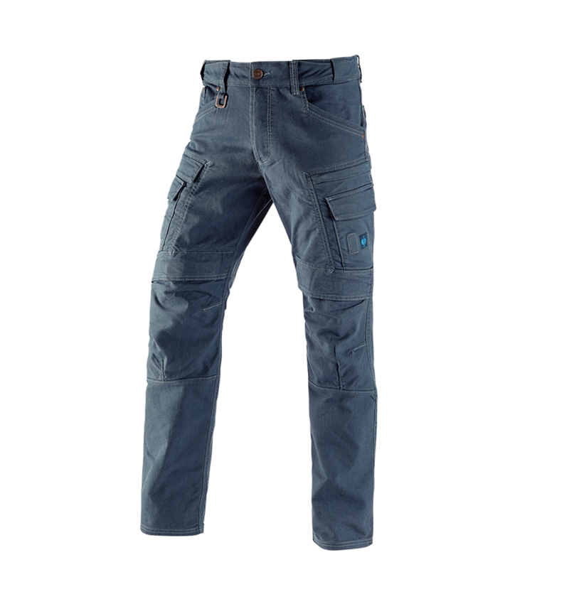 Installateurs / Plombier: Pantalon cargo de travail e.s.vintage + bleu arctique 2
