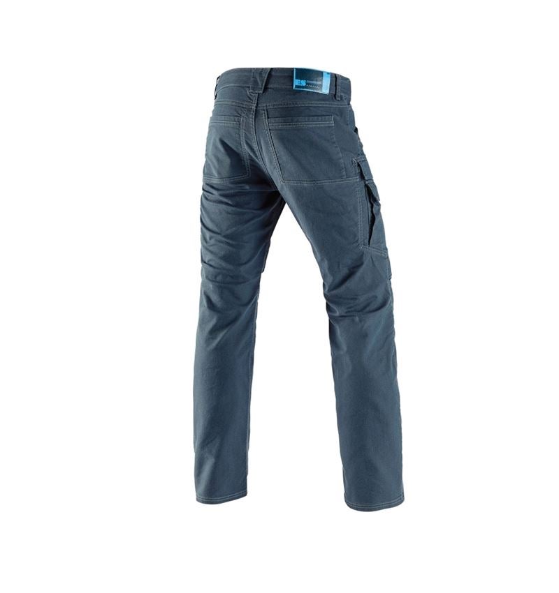 Installateurs / Plombier: Pantalon cargo de travail e.s.vintage + bleu arctique 3