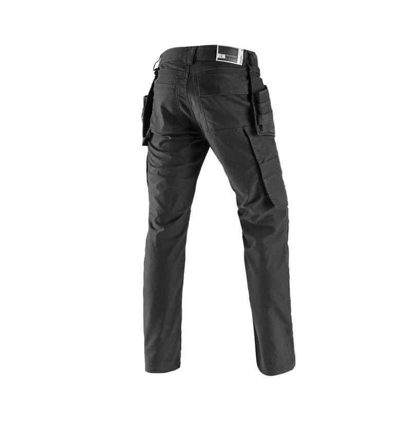 Menuisiers: Pantalon à taille élastique holster e.s.vintage + noir 3