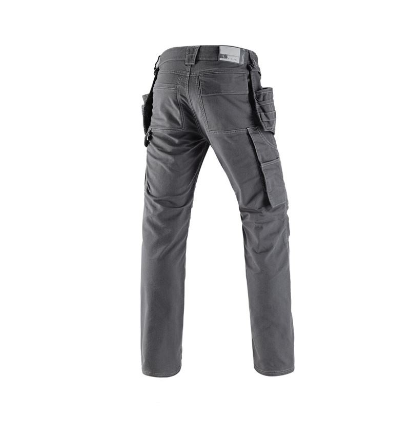Pantalons de travail: Pantalon à taille élastique holster e.s.vintage + étain 3
