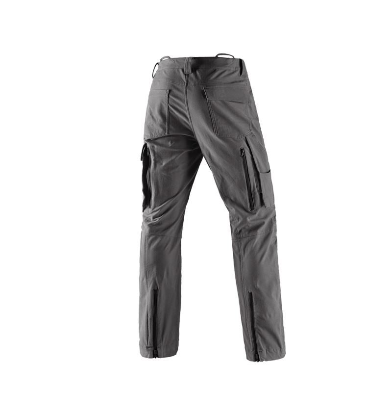 Vêtements sylviculture /anti coupures: Pantalon forest.élas. anticoupure e.s.cotton touch + gris carbone 3