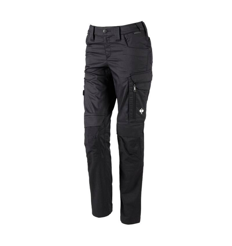 Thèmes: Pantalon à taille élast. e.s.concrete light,femmes + noir 2