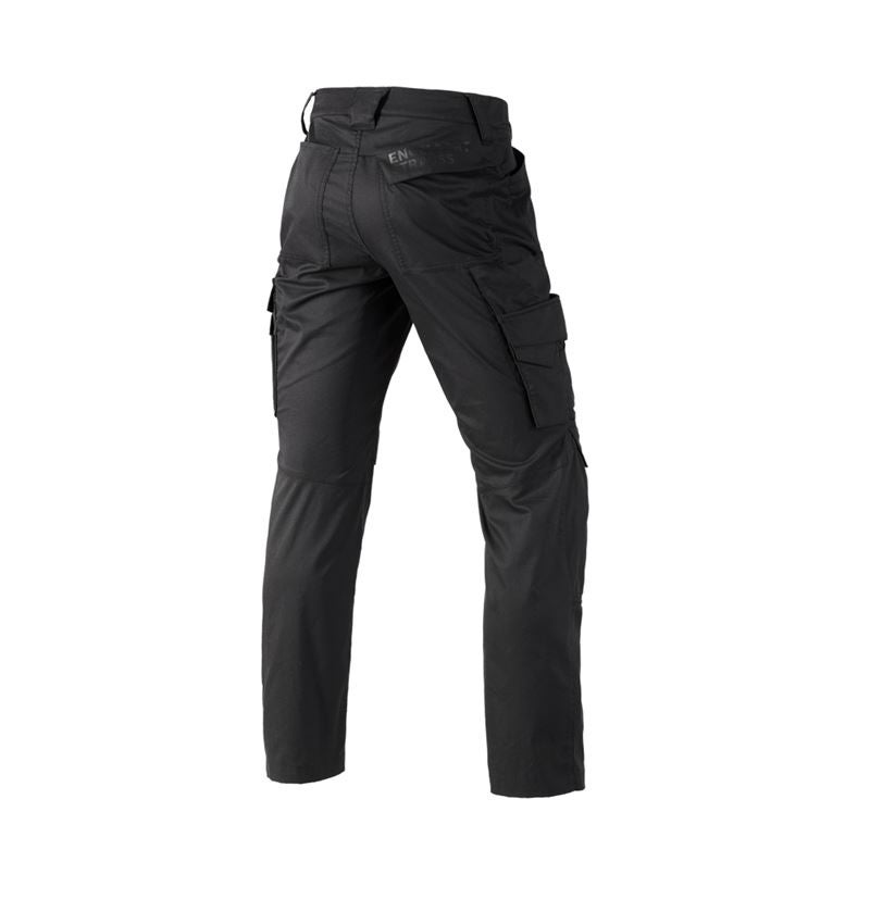 Pantalons de travail: Pantalon à taille élastique e.s.trail + noir 3