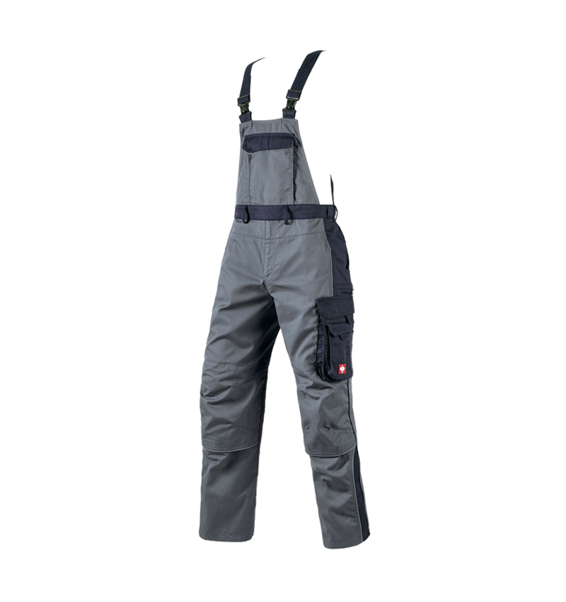 Hosen: Latzhose e.s.active + grau/dunkelblau 2