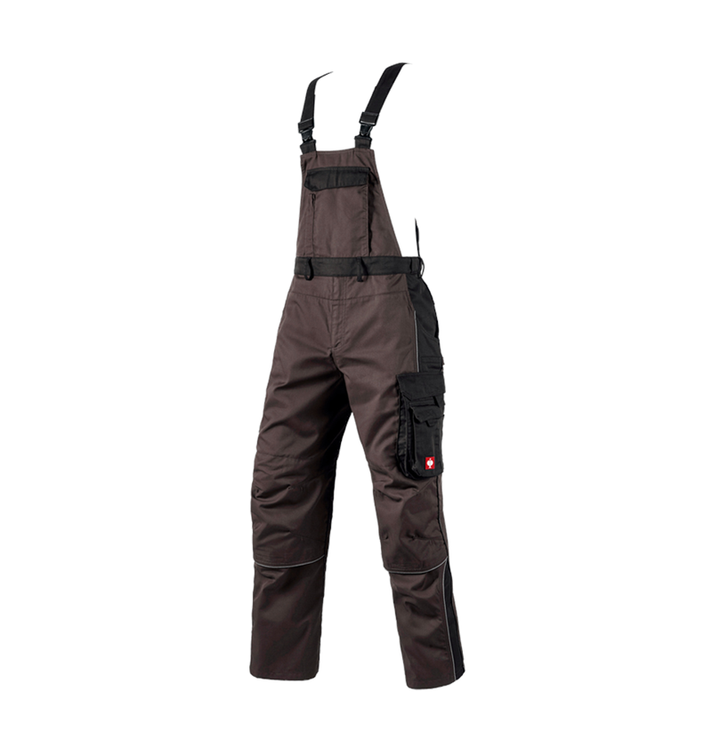 Hosen: Latzhose e.s.active + braun/schwarz 2