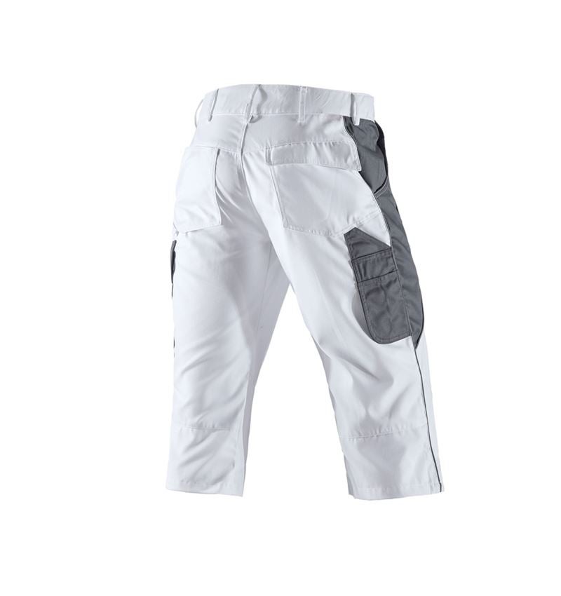 Pantalons de travail: Corsaire e.s.active + blanc/gris 3