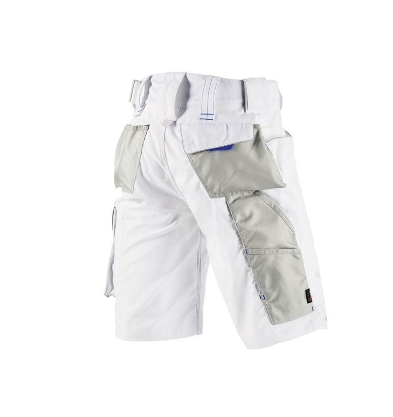 Pantalons de travail: Short e.s.motion 2020 + blanc/bleu gentiane 3