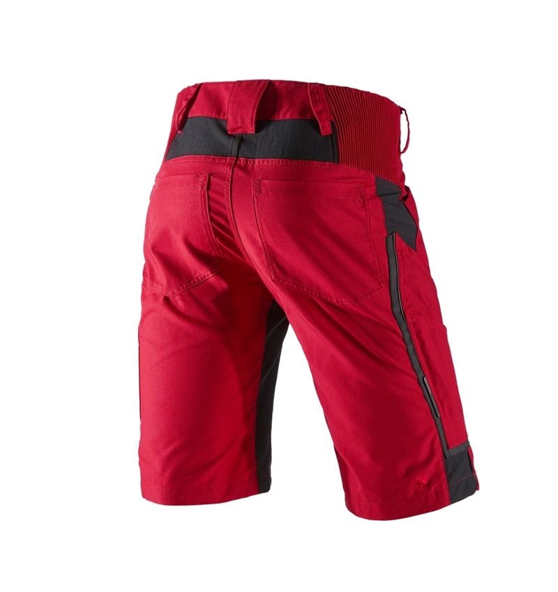 Pantalons de travail: Short e.s.vision, hommes + rouge/noir 3