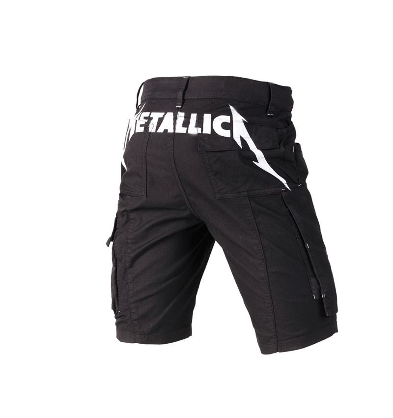 Hosen: Metallica twill shorts + schwarz 4