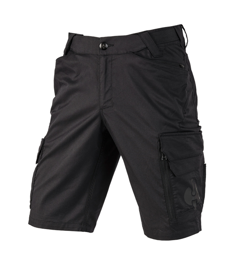 Pantalons de travail: Short e.s.trail + noir 2