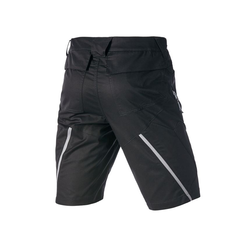 Pantalons de travail: Short à poches multiples e.s.ambition + noir/platine 6