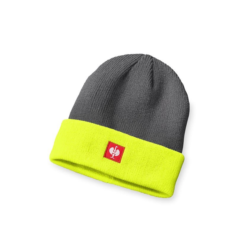 Thèmes: Bonnet tricoté e.s.motion 24/7 + anthracite/jaune fluo