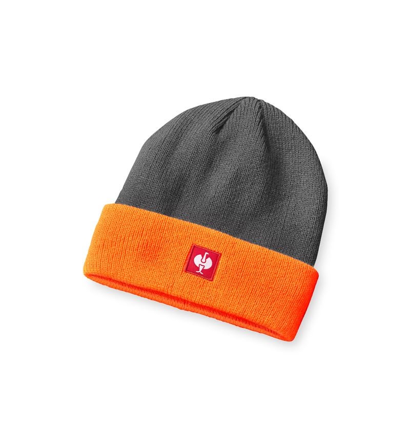 Thèmes: Bonnet tricoté e.s.motion 24/7 + anthracite/orange fluo