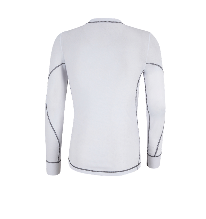 Unterwäsche | Thermokleidung: e.s. Funktions-Longsleeve basis-light + weiß 3