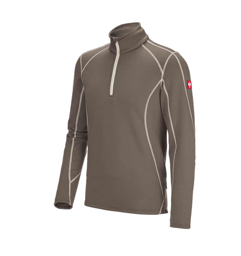 Froid: Pull de fonct. thermo stretch e.s.motion 2020 + pierre/gypse 2