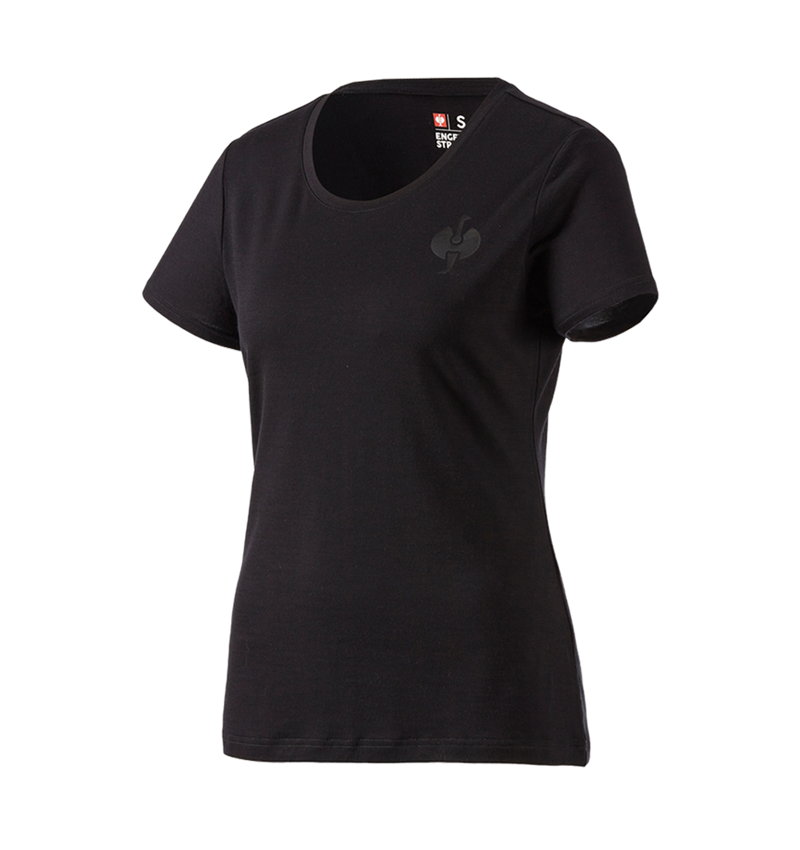 Vêtements: T-Shirt Merino e.s.trail, femmes + noir 2