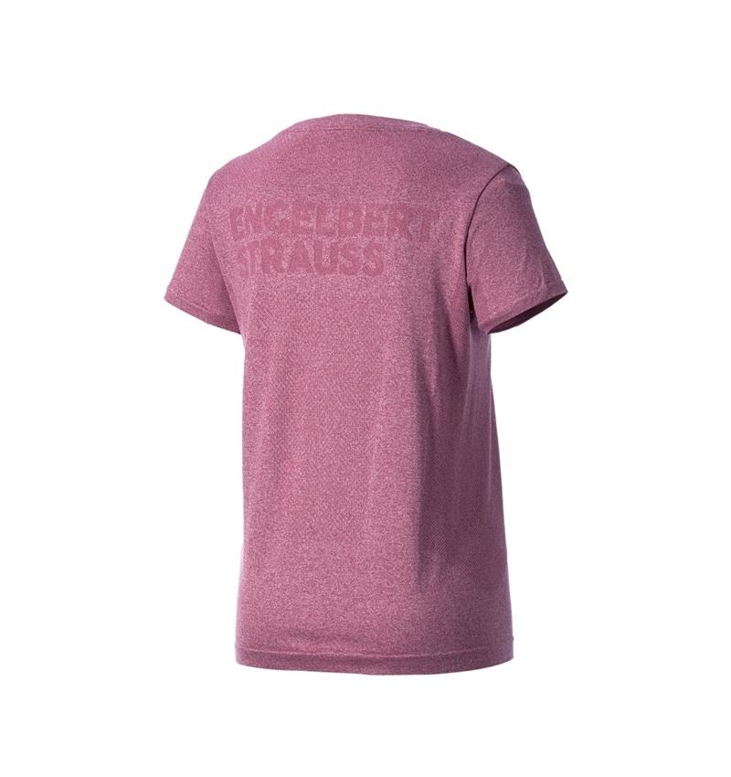 Bekleidung: T-Shirt seamless e.s.trail, Damen + tarapink melange 6