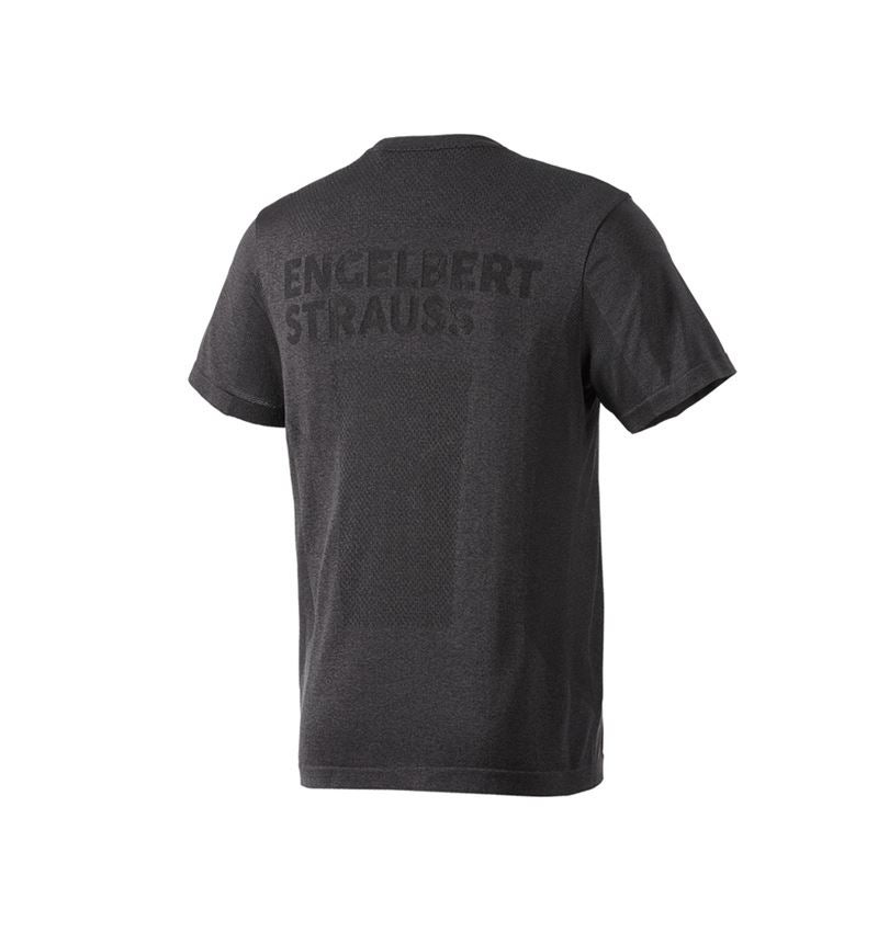 Bekleidung: T-Shirt seamless e.s.trail + schwarz melange 3