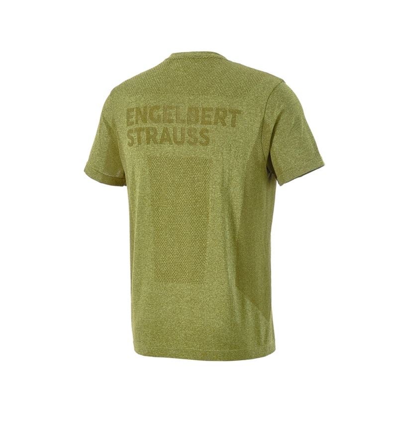 Hauts: T-Shirt seamless e.s.trail + vert genévrier mélange 5