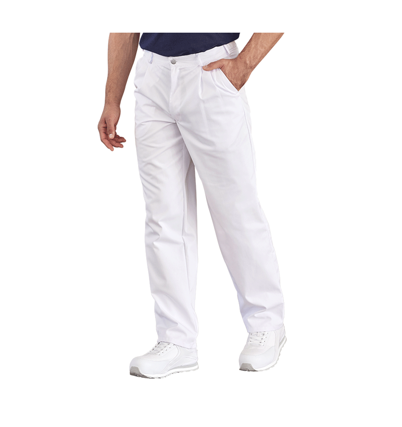 Thèmes: Pantalon de travail pour homme Tom + blanc