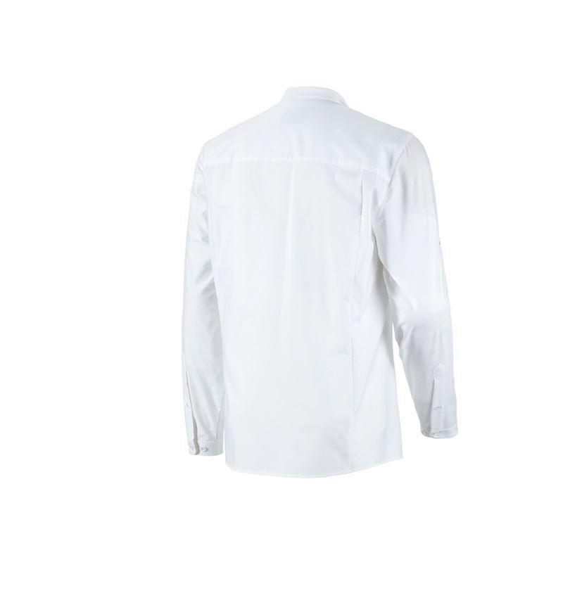 Shirts & Co.: e.s. Kochhemd + weiß 3
