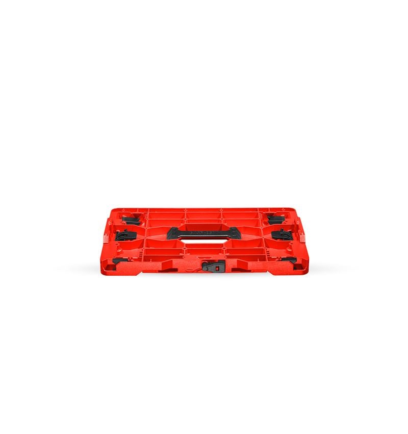 STRAUSSbox System: STRAUSSbox Hybrid Adapter Platte + rot/schwarz