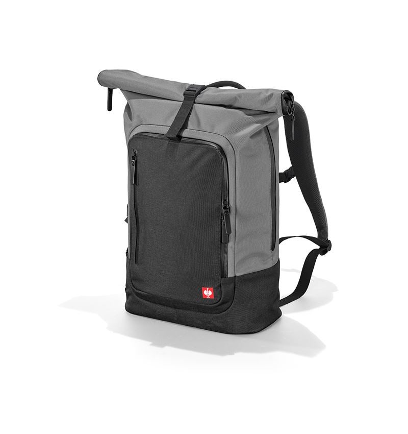 Bekleidung: Rolltop-Rucksack e.s.work&travel + basaltgrau/schwarz