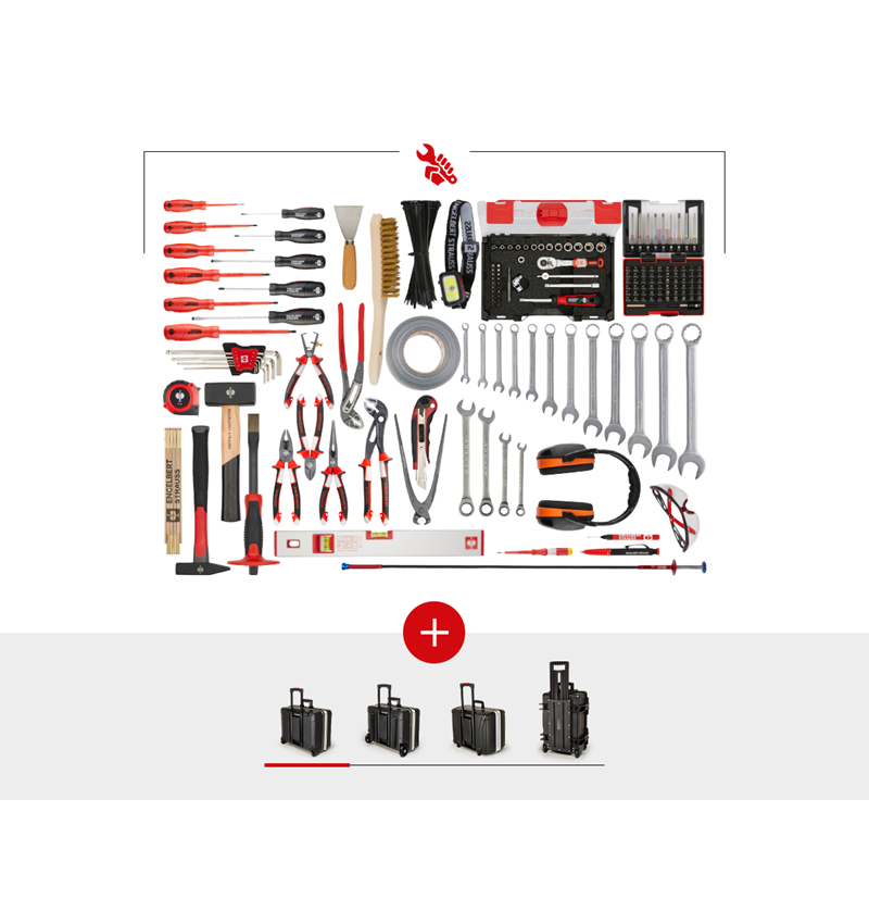 Werkzeuge: Werkzeug-Set Allround Meister+Werkzeugtrolley