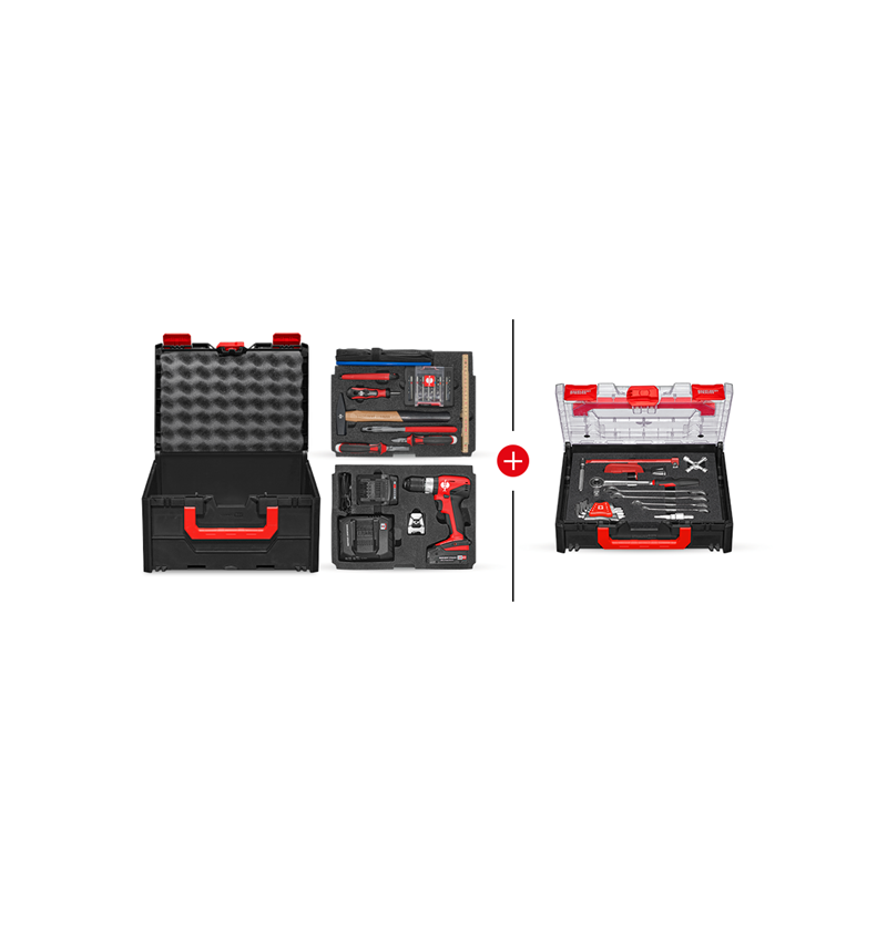 Outils électriques: Set d'outils STRAUSSbox 215 midi Install. Classic