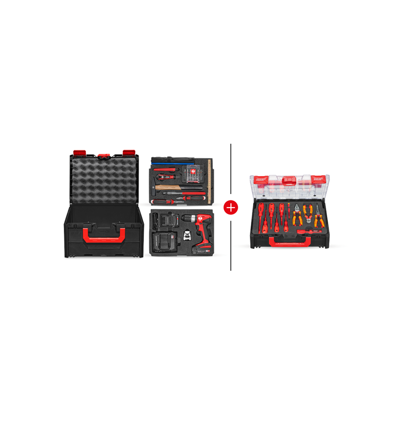 Werkzeuge: STRAUSSbox Werkzeug-Set 215 midi Elektro Classic