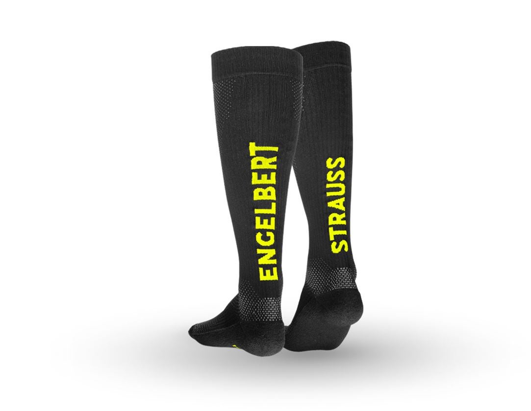 Socken | Strümpfe: e.s. Allseason Socken Function light/x-high + schwarz/warngelb