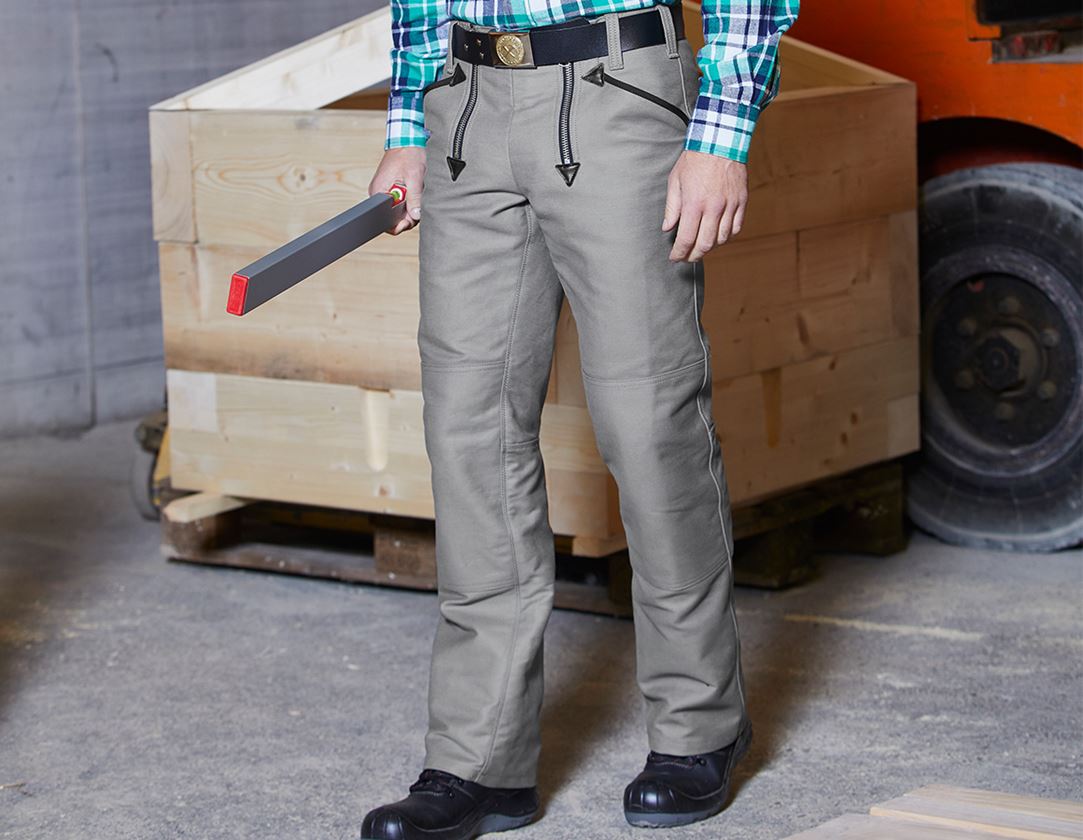 Pantalons de travail: Pantalon corporat. Albert p. const. en béton+maçon + gris