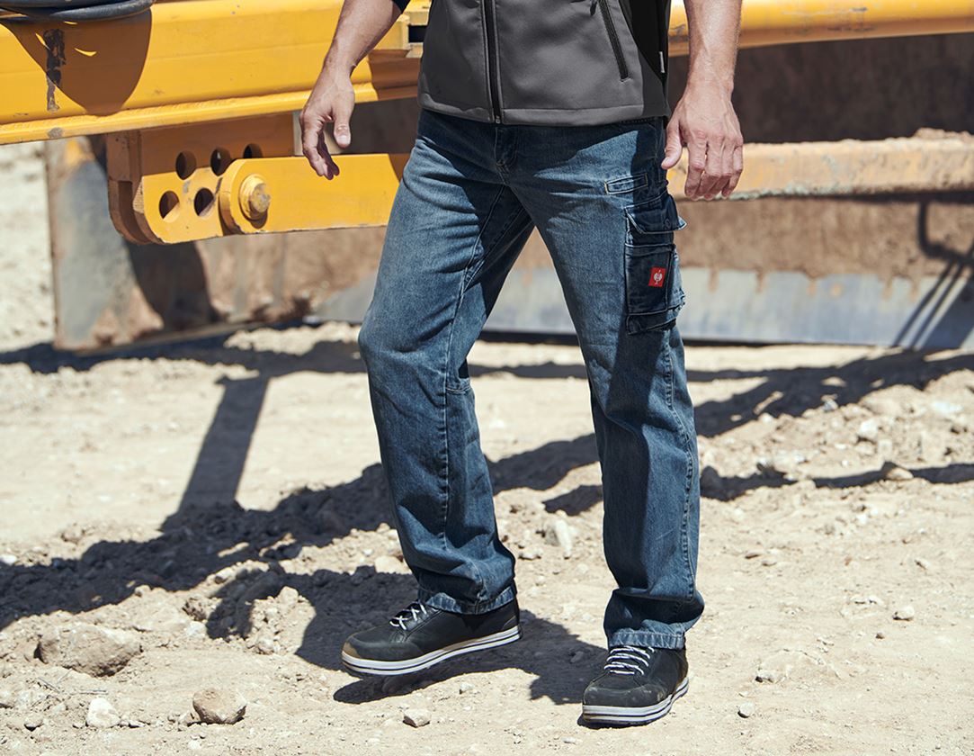 Pantalons de travail: e.s. Jeans Worker + stonewashed