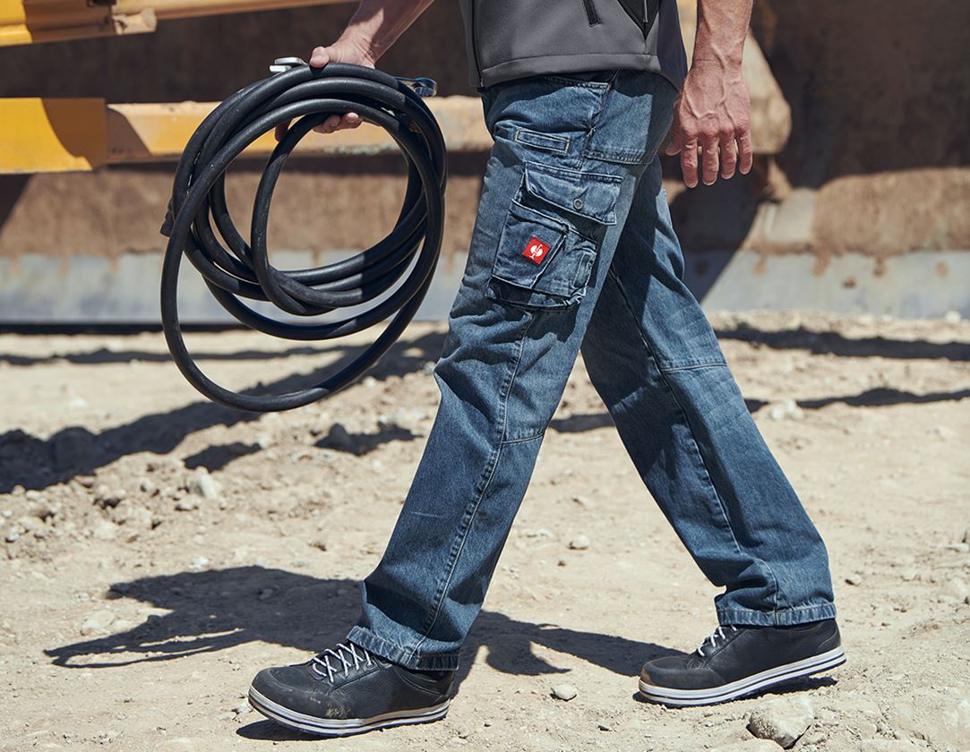 Pantalons de travail: e.s. Jeans Worker + stonewashed 1