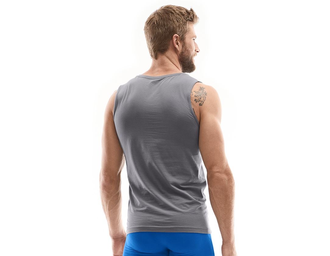 Unterwäsche | Thermokleidung: e.s. cotton stretch Athletik-Shirt + zement 1