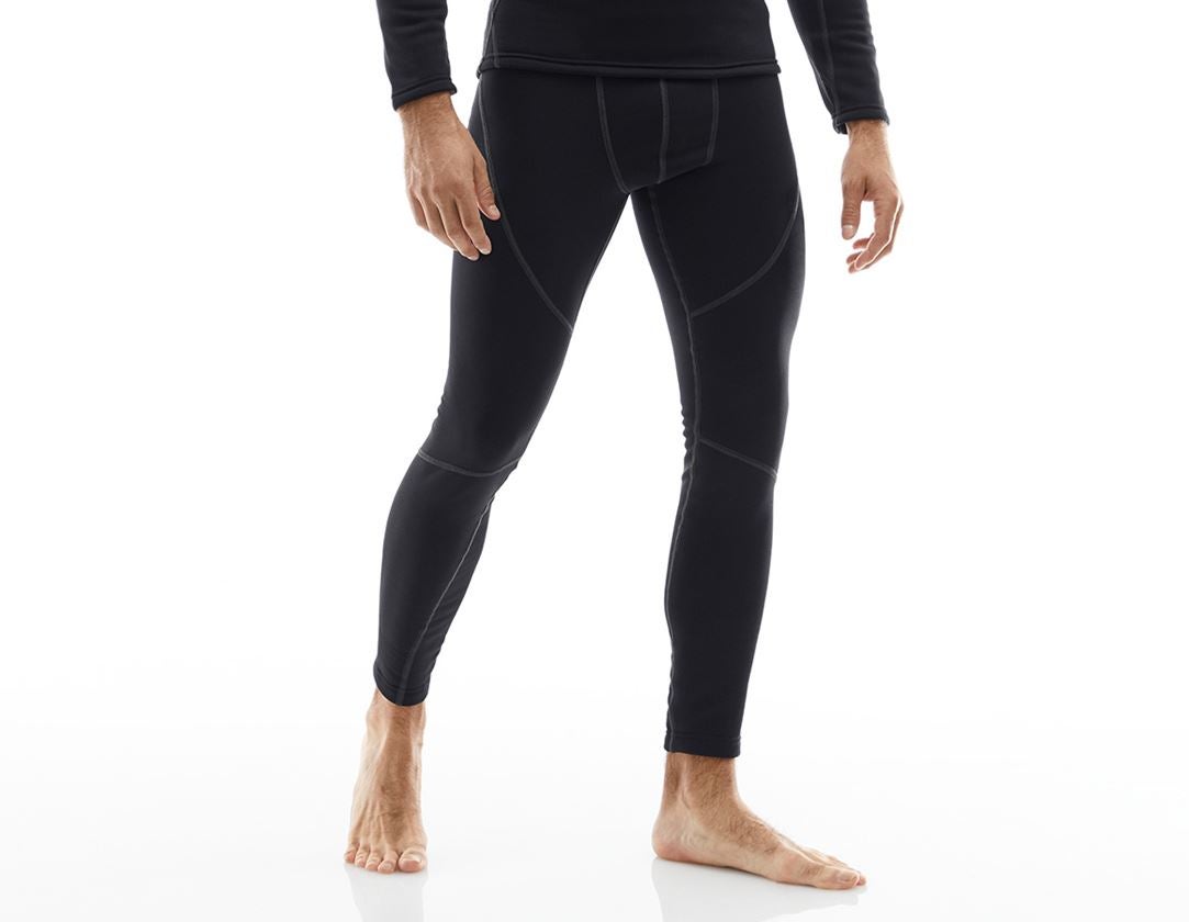 Froid: e.s. Pant.long fonct. thermo stretch-x-warm + noir