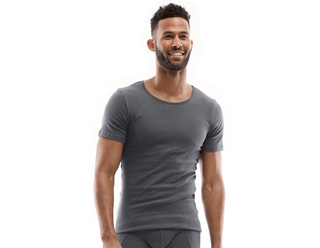 Sous-vêtements | Vêtements thermiques: e.s. Cotton rib t-shirt + titane