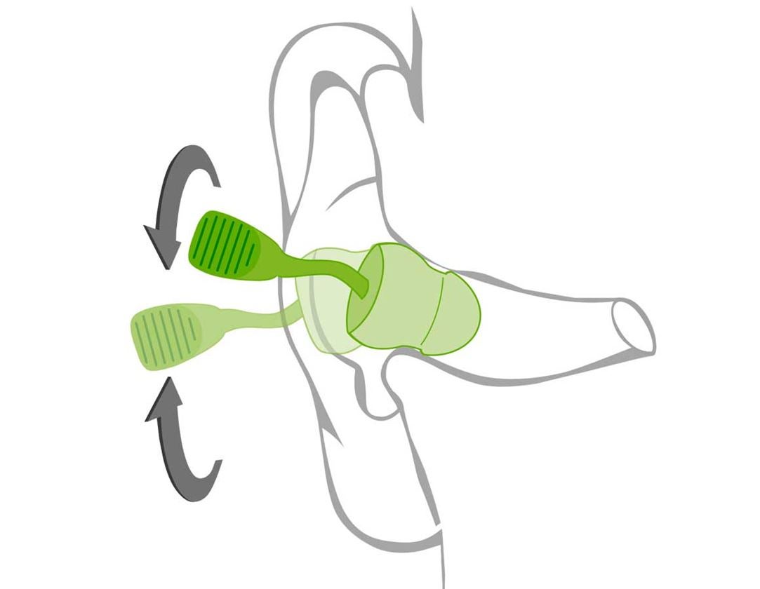 Bouchons d'oreilles: Bouchons protege-oreilles Twisters + vert 2