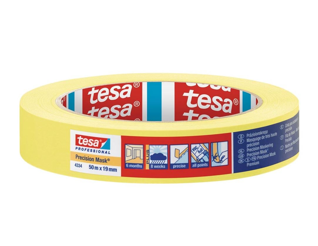 Kunststoffbänder | Kreppbänder: tesa-Präzisionskrepp 4334 Plus 3