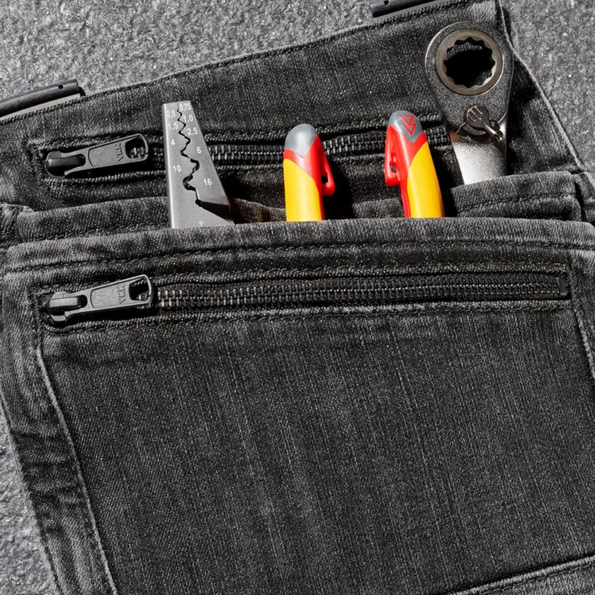 Werkzeugtaschen: Jeans-Werkzeugtaschen e.s.concrete + blackwashed 2