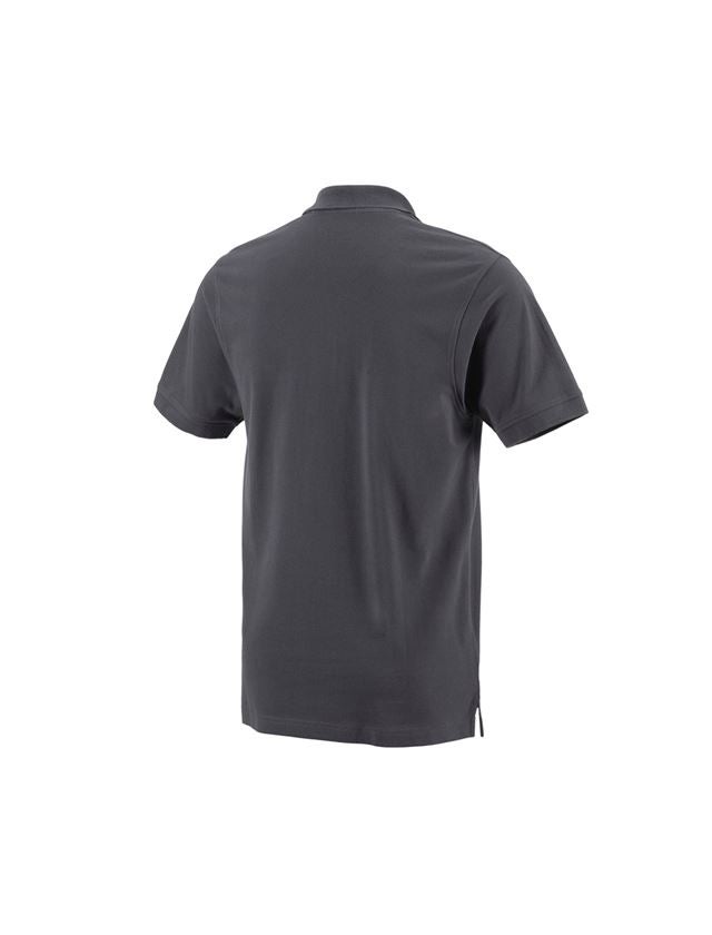 Shirts & Co.: e.s. Polo-Shirt cotton Pocket + anthrazit 3