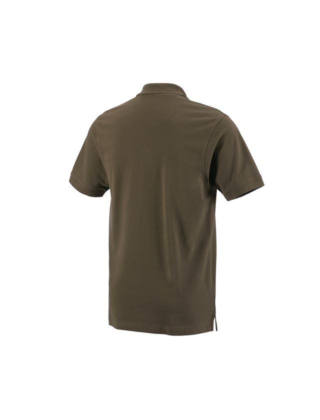Shirts & Co.: e.s. Polo-Shirt cotton Pocket + oliv 2