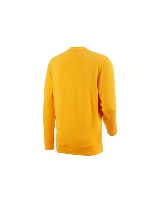 Menuisiers: e.s. Sweatshirt poly cotton + jaune 1